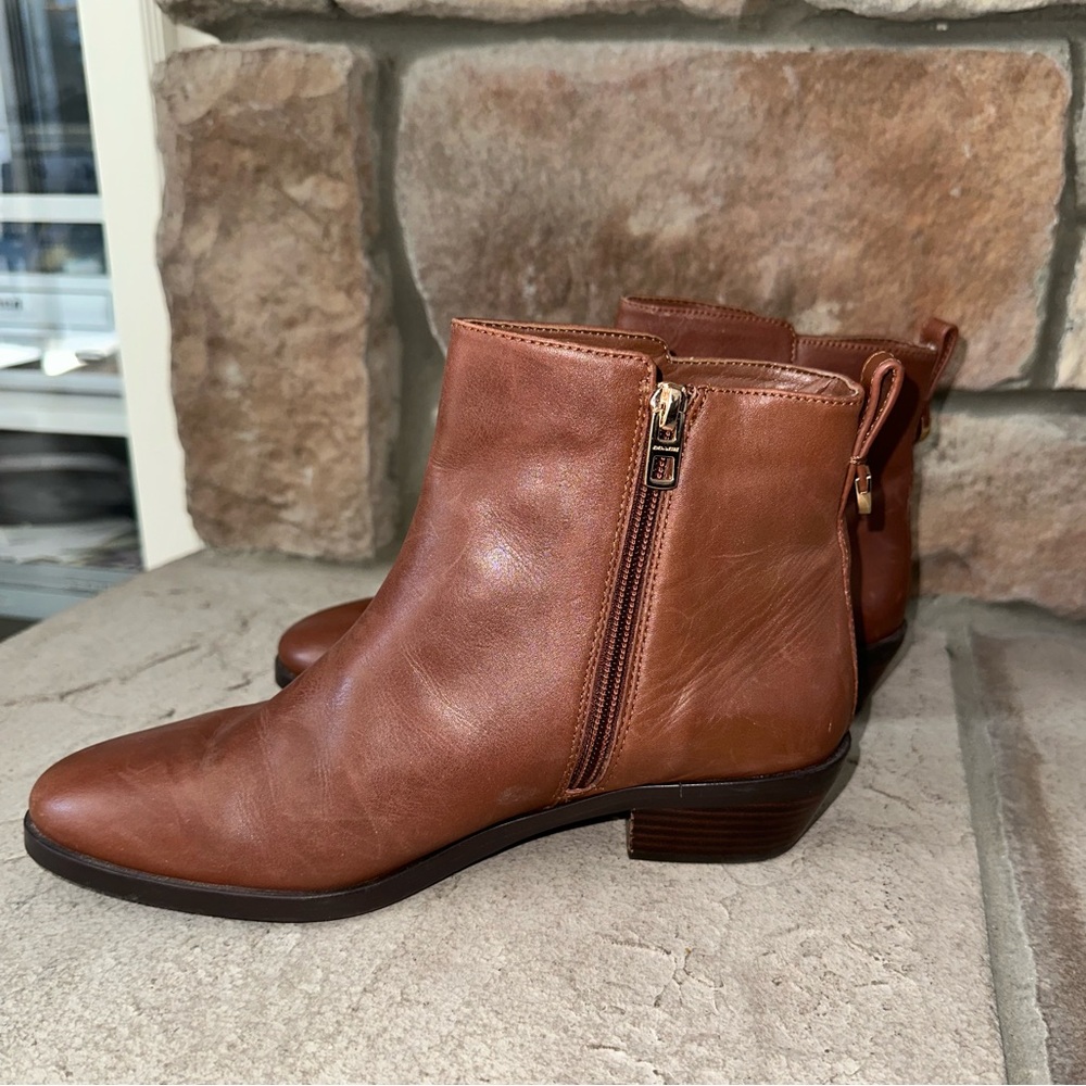 Coach brown leather boots NEW - Picture 6 of 8